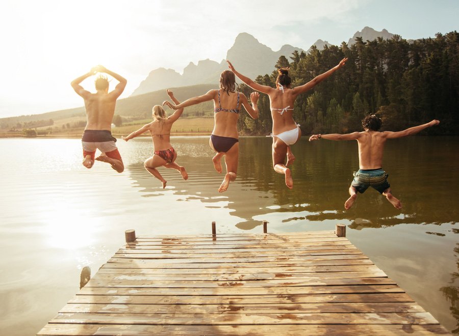 Lake Swimming
The water is very clean, fresh and safe, best for your health.